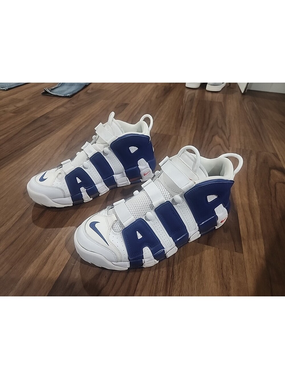 Nike Air More Uptempo Knicks 2017 The Dunk 921948-101 Size 11.5